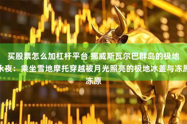 买股票怎么加杠杆平台 挪威斯瓦尔巴群岛的极地永夜：乘坐雪地摩托穿越被月光照亮的极地冰盖与冻原